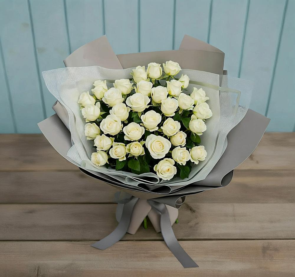 Букет Белоснежная нежность в Тельме