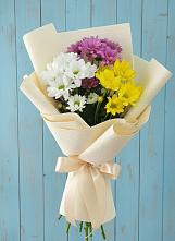 Букет цветов из:  Хризантемы #REPLACE_PRED# Тельме