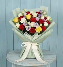 Букет цветов из:  Розы в Тельме