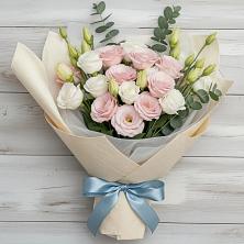 Букет цветов из:  Лизиантусы в Тельме