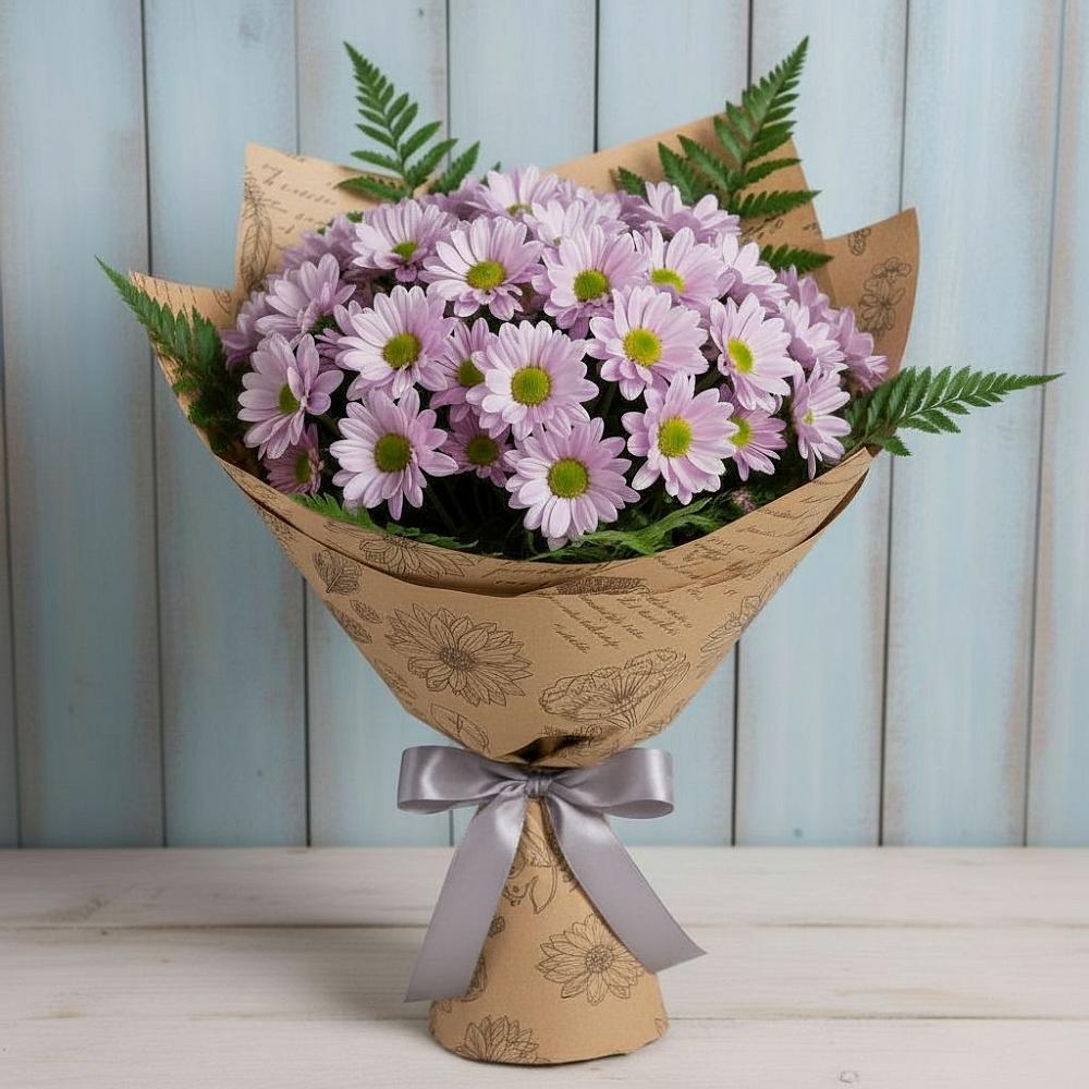 Букет цветов из: Хризантемы в Тельме