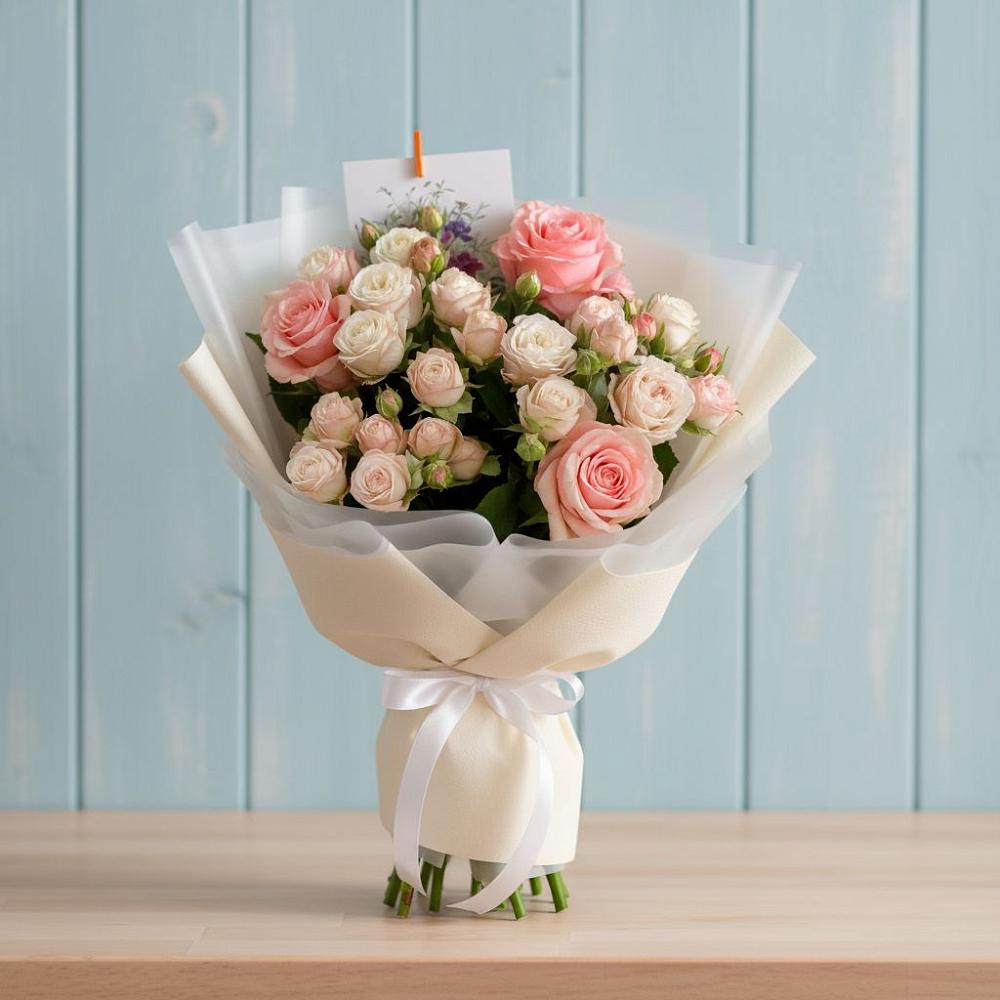 Букет цветов из: Розы в Тельме