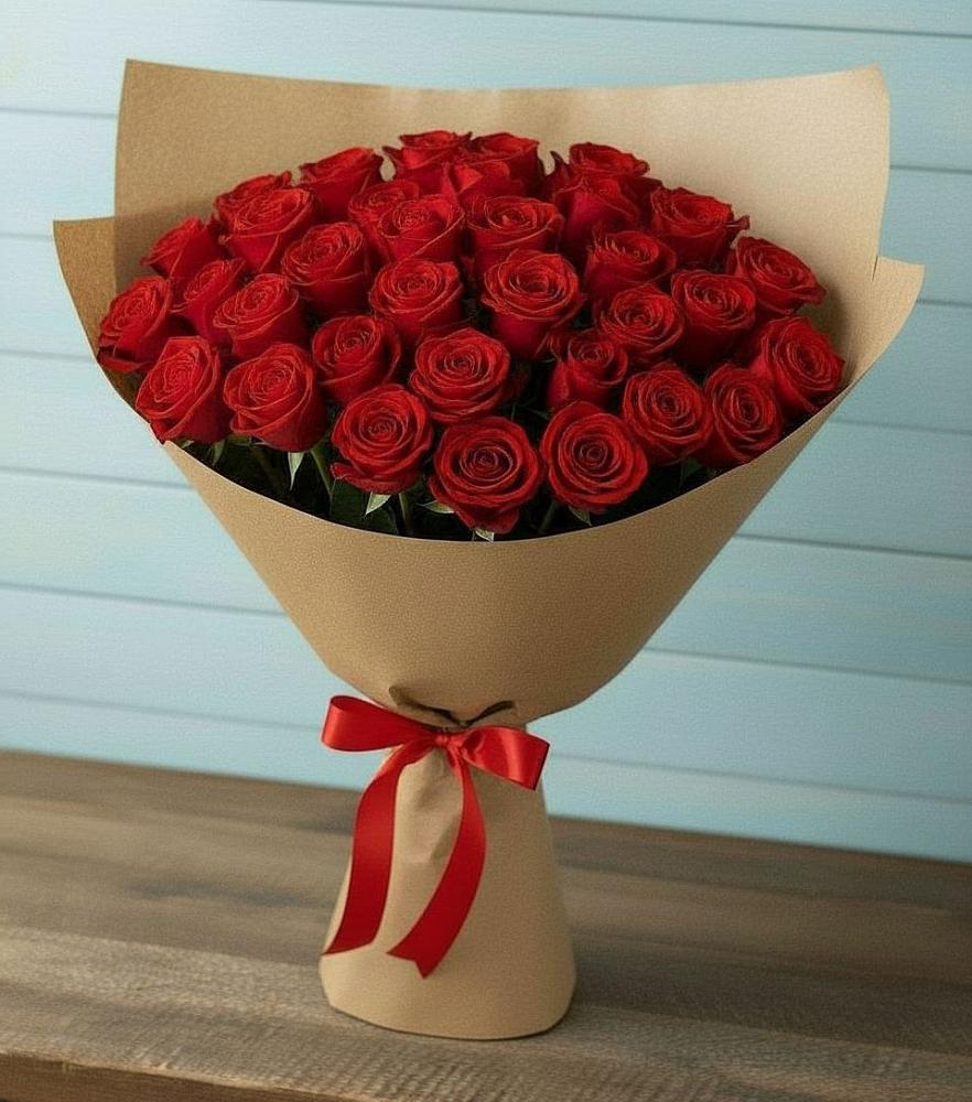 Букет Красные розы Милано в Тельме