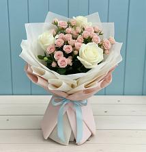 Букет цветов из:  Розы в Тельме