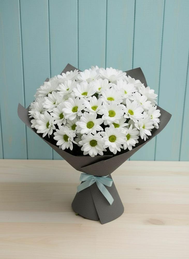 Букет цветов из: Хризантемы в Тельме