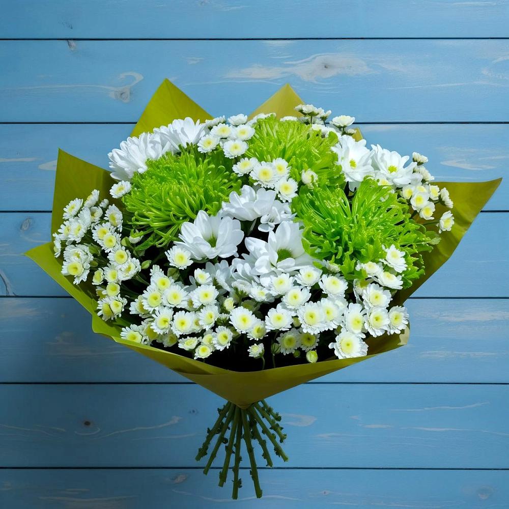 Букет цветов из: Хризантемы в Тельме