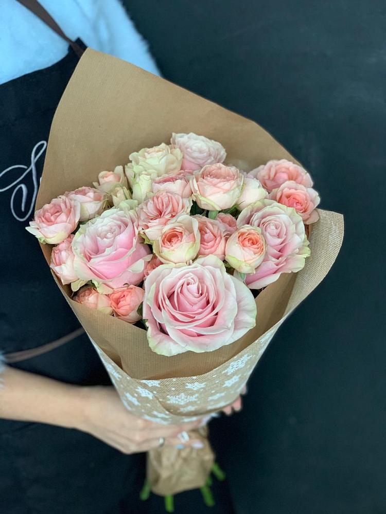 Букет цветов из: Хризантемы и Розы в Тельме