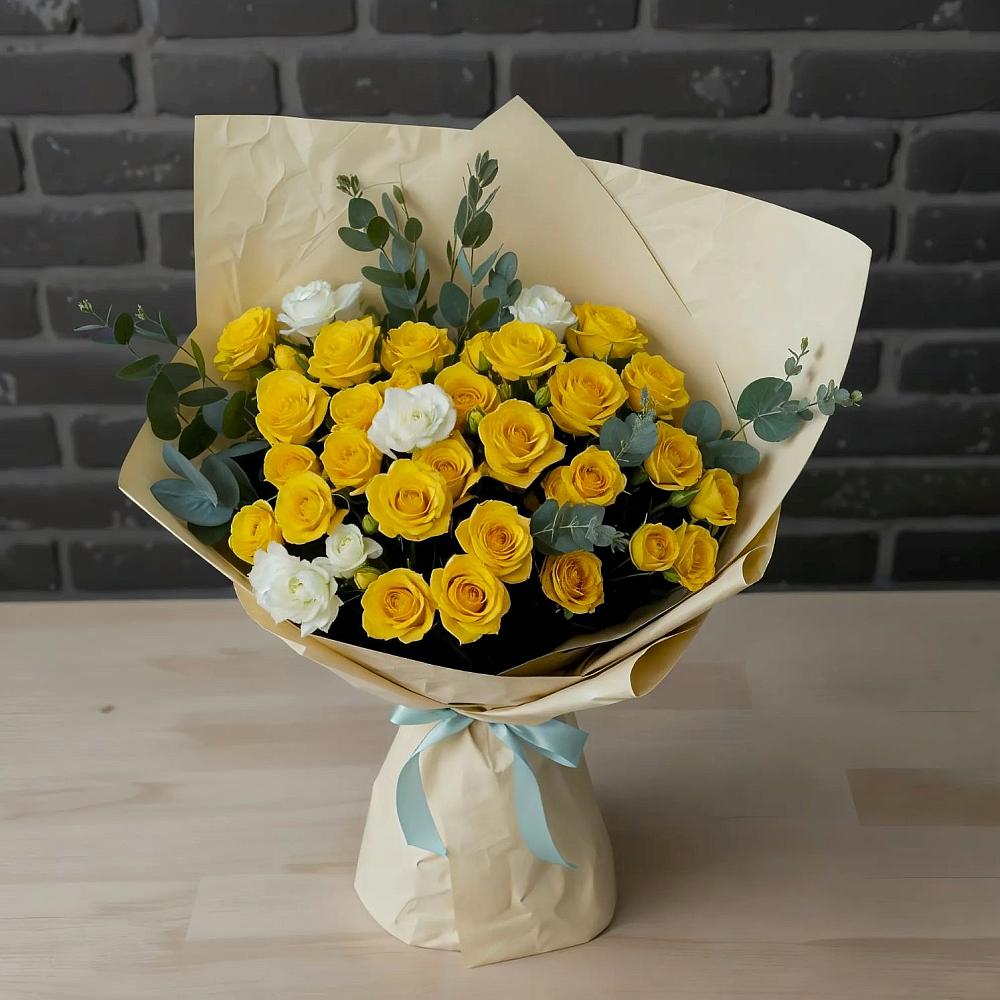 Букет цветов из: Розы в Тельме