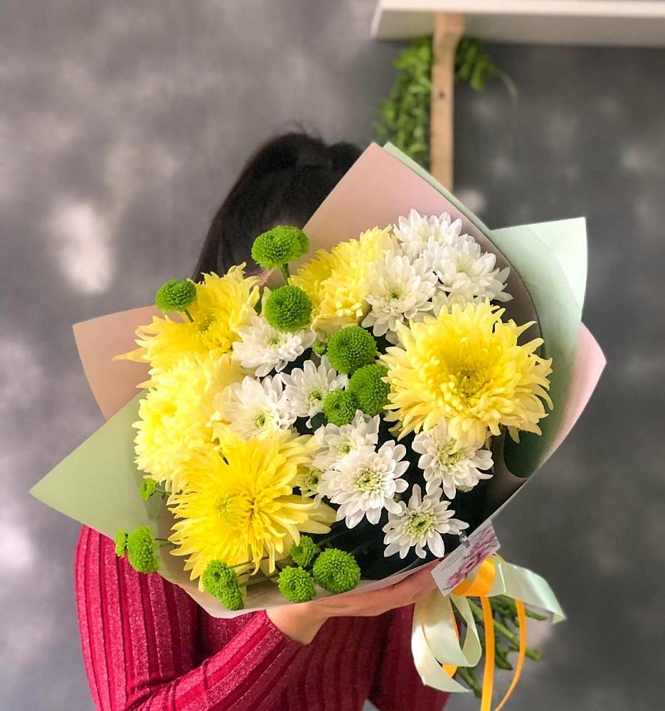 Букет цветов из: Хризантемы в Тельме