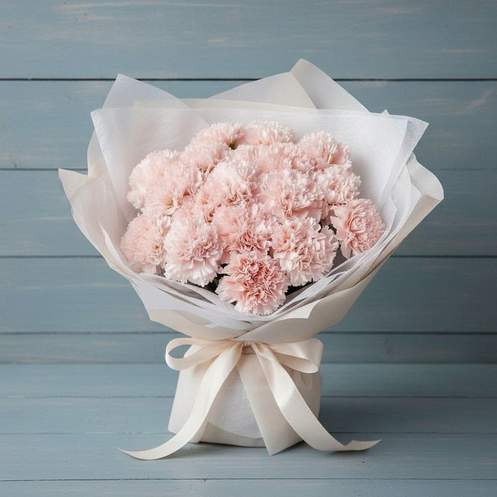 Букет цветов из: Гвоздики в Тельме