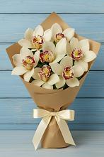 Букет цветов из:  Орхидеи и Розы в Тельме